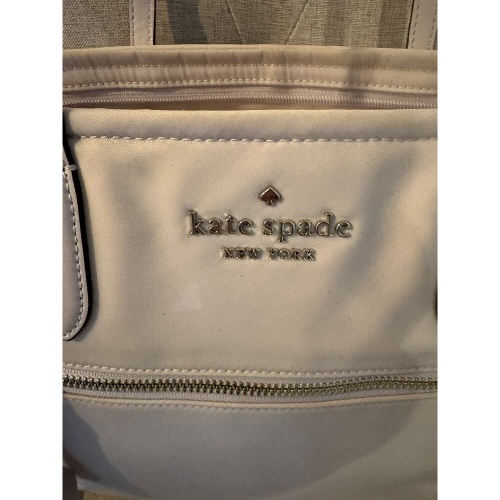 New Kate Spade Chelsea Nylon Medium Satchel Tote Crossbody Pink $299 Msrp - Picture 11 of 12
